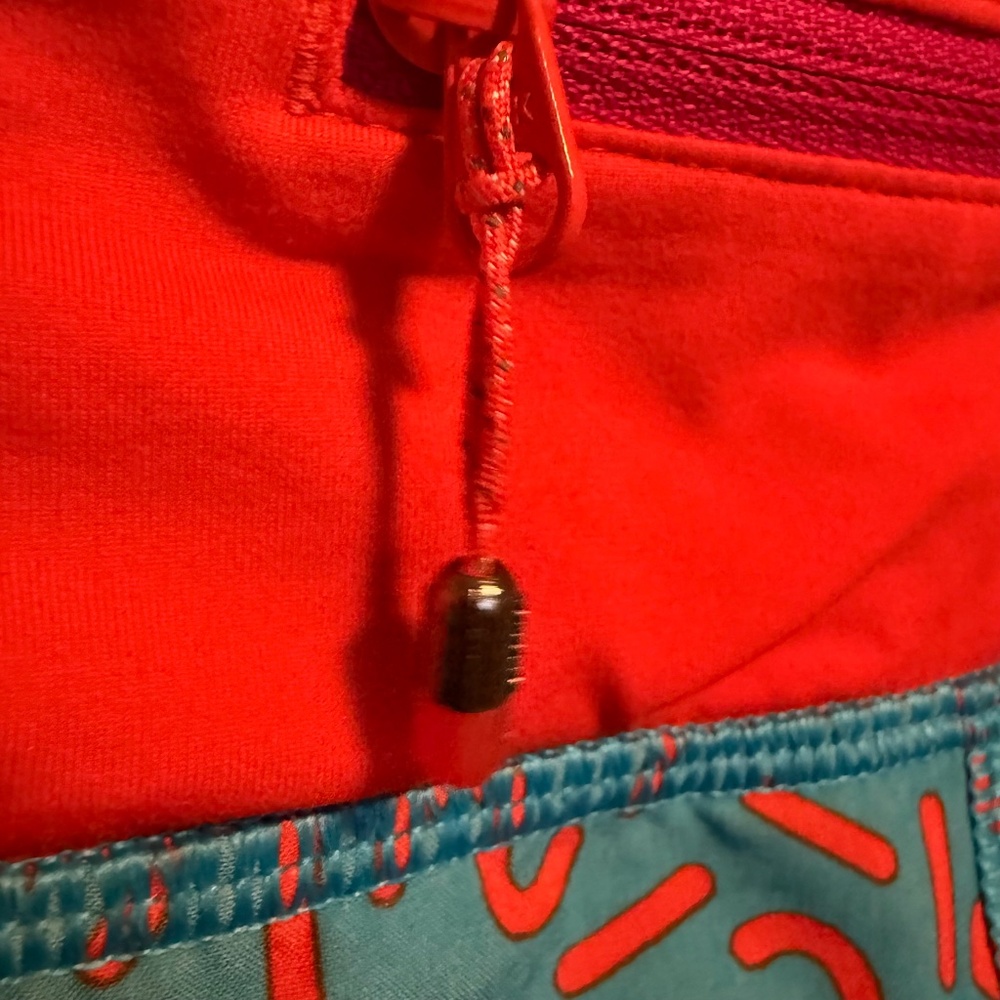 Lululemon Run Speed Shorts Special Edition 2015 Seawheeze Size‎ 6 Blue Orange - Picture 9 of 11